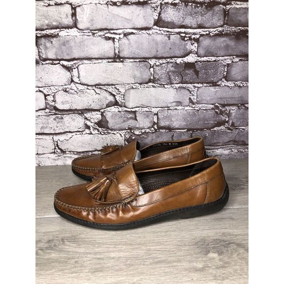 BRAGANO Cole Haan Brown Leather Kiltie Tassel Driving Loafers Men 10.5M US/44EU main image 4